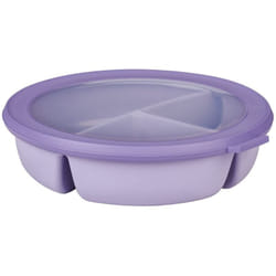 Scodella bento bowl Cirqula – Contenitore bento box per frigo, freezer e microonde – 3 scomparti per separare gli alimenti – Contenitore per la