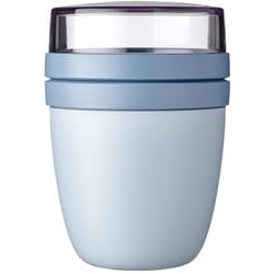 Contenitore per il Pranzo Ellipse – Scoparti Separati per Yogurt e Muesli - Adatto per il Freezer, il Microonde e la Lavastoviglie – 500 ml + 200 ml