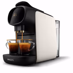 L’OR LM9012/03, Macchina per caffè a capsule, 0,8 L, Capsule caffè, 1450 W, Nero, Bianco