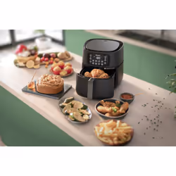 Philips 5000 series Airfryer 7.2L, Friggitrice ad aria 16-in-1, App per ricette , accessorio teglia HD9285/93 - Vista aggiuntiva 4