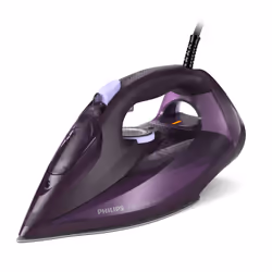 Philips 7000 series DST7051/30 Ferro da stiro, Ferro a vapore, Piastra soletta SteamGlide Elite, 2 m, 250 g/min, Viola, 50 g/ ...