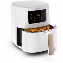 Philips 5000 series HD9255/30 friggitrice Singolo 4,1 L Indipendente 1400 W Friggitrice ad aria calda Bianco - Vista aggiuntiva 4