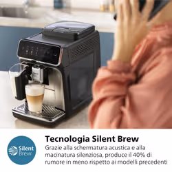 Philips Series 3300 LatteGo EP3347/90 Macchina da caffè automatica, 6 bevande, 1.8 L, cappuccinatore, macine in ceramica - Vista aggiuntiva 8