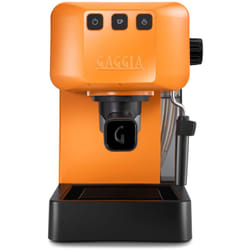Gaggia - EG2109 orange Macchina Manuale da Caffè Espresso, Macinato o Cialde, Sistema pod per Espressi Cremosi Con Cialde, Pre-Infusione Automatica,