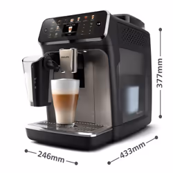 Philips 5500 series EP5549/70 Macchina per caffè espresso automatica con macinacaffè 1,8 L 15 bar Nero, Argento - Vista aggiuntiva 5