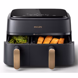 Philips 3000 series Airfryer con doppio cestello, friggitrice ad aria da 9.0L, 8 programmi, App per ricette NA352/00 - Vista aggiuntiva 6