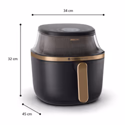 Philips 3000 series NA342/00 Airfryer 7.2 L, Friggitrice ad aria 16 in 1, App ricettario - Vista aggiuntiva 7