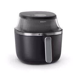 Philips 3000 series NA341/00 friggitrice Singolo 7,2 L Indipendente 2000 W Friggitrice ad aria calda Nero, Argento - Vista aggiuntiva 3