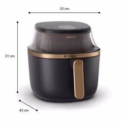 Philips 3000 series NA332/00 Airfryer 6.2 L, Friggitrice ad aria 16 in 1, App ricettario - Vista aggiuntiva 8