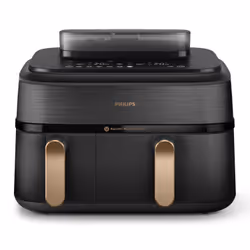 Philips 5000 series NA552/00 friggitrice Doppia 9 L Indipendente 2750 W Friggitrice ad aria calda Nero - Vista aggiuntiva 4