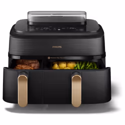 Philips 5000 series NA552/00 friggitrice Doppia 9 L Indipendente 2750 W Friggitrice ad aria calda Nero - Vista aggiuntiva 5