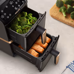 Philips Serie 4000 Airfryer con doppio cestello verticale - Vista aggiuntiva 2