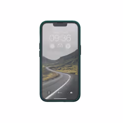 Njord byELEMENTS Salmon Leather Magsafe Case - iPhone 14 - Green - Vista aggiuntiva 7