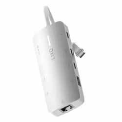 LINQ byELEMENTS 8in1 8K PRO USB-C Multiport Hub 140W, Cablato, USB 3.2 Gen 2 (3.1 Gen 2) Type-C, 140 W, 10,100,1000,2500 Mbit ...