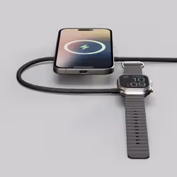 ZENS Pro 2 Smartphone, Auricolare, Orologio intelligente Grigio, Bianco USB Carica wireless Ricarica rapida Interno - Vista aggiuntiva 2