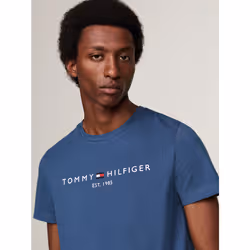 Tommy Hilfiger MW0MW11797DBZ Maglietta Girocollo Cotone - Vista aggiuntiva 4