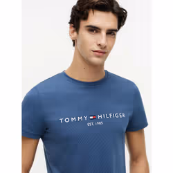 Tommy Hilfiger MW0MW11797DBZ Maglietta Girocollo Cotone - Vista aggiuntiva 3