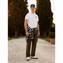 Tommy Hilfiger DM0DM20740YBR Maglietta Girocollo Cotone - Vista aggiuntiva 5