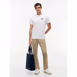 Tommy Hilfiger DM0DM20740YBR Maglietta Girocollo Cotone - Vista aggiuntiva 2