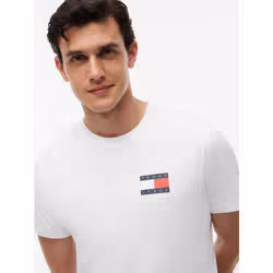 Tommy Hilfiger DM0DM20740YBR Maglietta Girocollo Cotone - Vista aggiuntiva 3