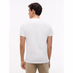 Tommy Hilfiger DM0DM20740YBR Maglietta Girocollo Cotone - Vista aggiuntiva 4