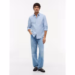 Tommy Hilfiger MW0MW357740GZ Camicia Collo botton down Cotone - Vista aggiuntiva 2