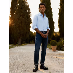 Tommy Hilfiger MW0MW357740GZ Camicia Collo botton down Cotone - Vista aggiuntiva 5