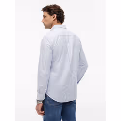 Tommy Hilfiger MW0MW362380G0 Camicia Collo botton down Cotone - Vista aggiuntiva 4