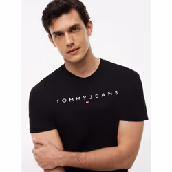 Tommy Hilfiger DM0DM20744BDS Maglietta Girocollo Cotone - Vista aggiuntiva 3