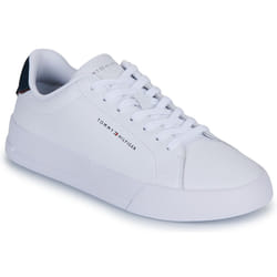 Tommy Hilfiger 8720638187806 sneaker alla moda Maschio Bianco, Blu marino, Blu