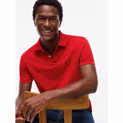 Tommy Hilfiger MW0MW17770XLD Polo Collo Polo Cotone, Elastan - Vista aggiuntiva 3