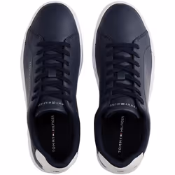 Sneakers Tommy Hilfiger Court Leather Blu - 46 - Vista aggiuntiva 3