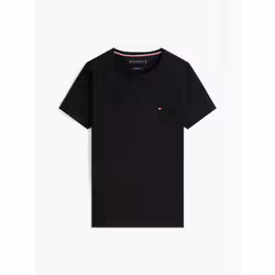 Tommy Hilfiger MW0MW27539BDS Maglietta Girocollo Cotone, Elastan - Vista aggiuntiva 5