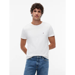 Tommy Hilfiger MW0MW27539YBR Maglietta Girocollo Cotone, Elastan