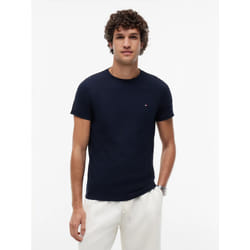 Tommy Hilfiger MW0MW27539DW5 Maglietta Girocollo Cotone, Elastan