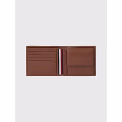 Tommy Hilfiger AM0AM10989 portafoglio, portacarte e portadocumenti da viaggio Marrone Pelle