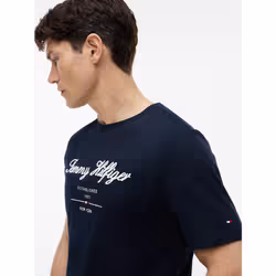 Tommy Hilfiger MW0MW33691DW5 Maglietta Girocollo Cotone - Vista aggiuntiva 3