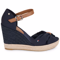 Scarpe Espadrillas Tommy Hilfiger BASIC OPEN TOE HIGH WEDGE Marine - 40