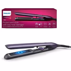 Philips 7000 series BHS752/00 Piastra per capelli, Piastra per capelli, Caldo, 120 °C, 230 °C, 30 s, Viola