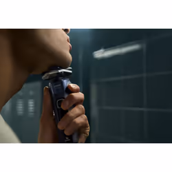 Philips SHAVER Series 5000 S5885/10 rasoio elettrico Rotazione Trimmer Nero, Blu - Vista aggiuntiva 5