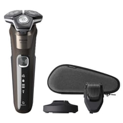 Philips SHAVER Series 5000 S5886/38 rasoio elettrico Rotazione Trimmer Nero, Marrone