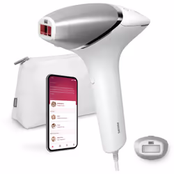 Philips Lumea Prestige Lumea IPL 8000 Series BRI940/00 Dispositivo di epilazione IPL con SenseIQ, Bianco, Luce pulsata intens ...