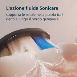 Philips Sonicare serie 5500 Spazzolino elettrico sonico con base di ricarica e sensore di pressione colore nero HX7111/01 - Vista aggiuntiva 3