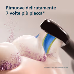 Philips Sonicare serie 5500 Spazzolino elettrico sonico con base di ricarica e sensore di pressione colore nero HX7111/01 - Vista aggiuntiva 4