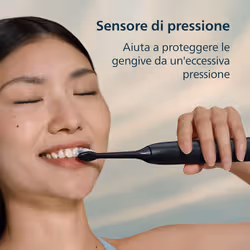 Philips Sonicare serie 5500 Spazzolino elettrico sonico con base di ricarica e sensore di pressione colore nero HX7111/01 - Vista aggiuntiva 5