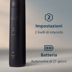 Philips Sonicare serie 5500 Spazzolino elettrico sonico con base di ricarica e sensore di pressione colore nero HX7111/01 - Vista aggiuntiva 6