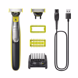 Philips OneBlade 360 QP2834/23 Face + Body, Rasoio, Verde, Grigio, OneBlade 360, Batteria, Ioni di Litio, Batteria integrata