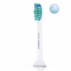 Philips Sonicare ProResults ProResults HX6018/87 Confezione da 8 testine, 8 pz, Bianco, 3 mese(i), Medio, 62000 movimenti per ...