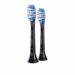 Philips Premium Gum Care HX9052/88 Confezione da 2 testine, 2 pz, Nero, 3 mese(i), Morbido, 62000 movimenti per minuto, Phili ...