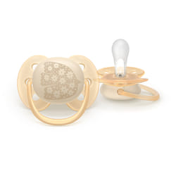 Philips AVENT SCF092/06 ciuccio per bambino Ciuccio ultra morbido Ortodontico Silicone Giallo